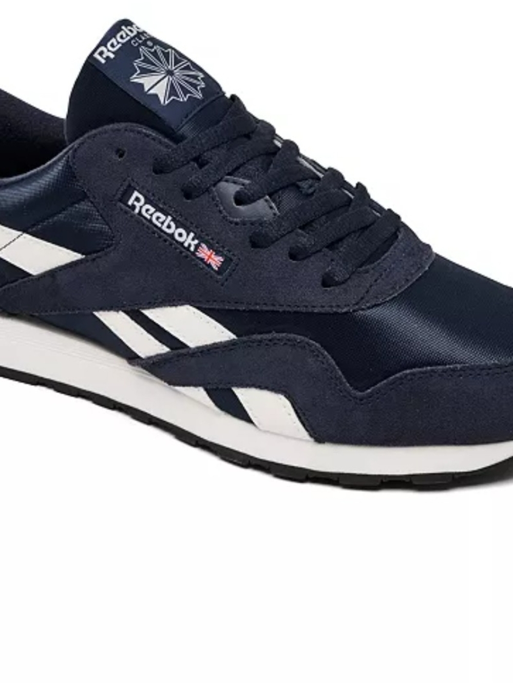 Reebok Men's Classic Nylon Casual Sneakers Size 8 Color Navy